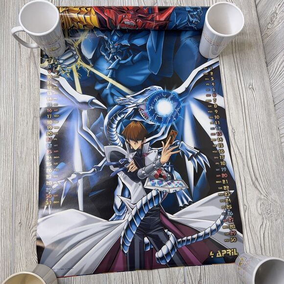 Yu-Gi-Oh Poster Calendar 2003 All 7 Sheets Kazuki Takahashi 16.5"x23.75" Vintage - Picture 3 of 15